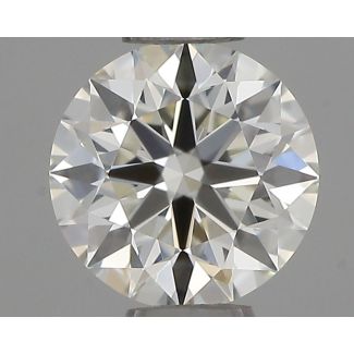 0.45 Carat Round H VVS1 EX IGI Natural Diamond