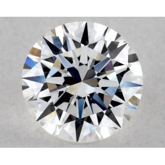 0.37 Carat Round F VVS1 EX GIA Natural Diamond