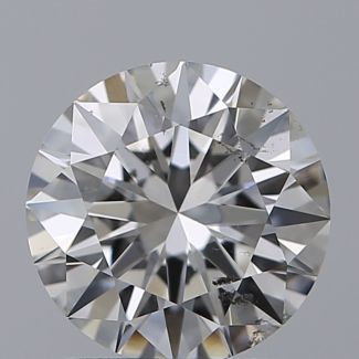 1.30 Carat Round F SI2 EX GIA Natural Diamond