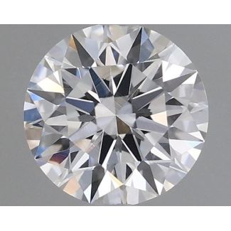 0.45 Carat Round E VVS1 EX GIA Natural Diamond