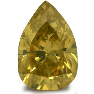 2.06 Carat Pear Fancy Brownish Yellow VS2 - GD GIA Natural Diamond