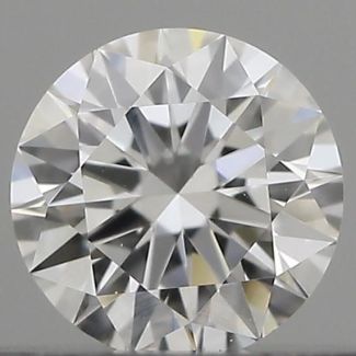 0.20 Carat Round D VVS2 EX GIA Natural Diamond