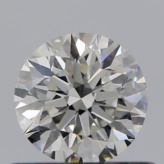 0.50 Carat Round H VS1 VG EX GIA Natural Diamond