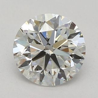 0.45 Carat Round F VS1 VG EX GIA Natural Diamond