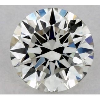 0.33 Carat Round H VS1 EX GIA Natural Diamond