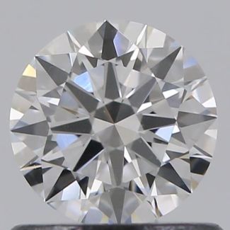 0.62 Carat Round E VVS1 EX GIA Natural Diamond