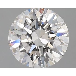 0.5 Carat Round G SI2 EX GIA Natural Diamond