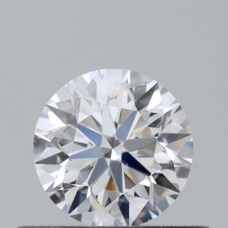 0.35 Carat Round D VS2 EX GIA Natural Diamond