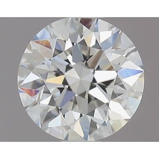 0.5 Carat Round F VVS2 EX GD GIA Natural Diamond