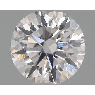 0.51 Carat Round D VS2 EX GIA Natural Diamond