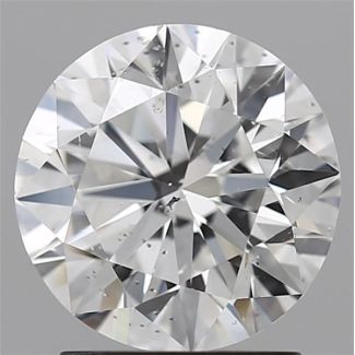 2.05 Carat Round E SI2 EX GIA Natural Diamond