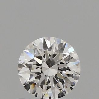 0.52 Carat Round E VVS2 EX GIA Natural Diamond