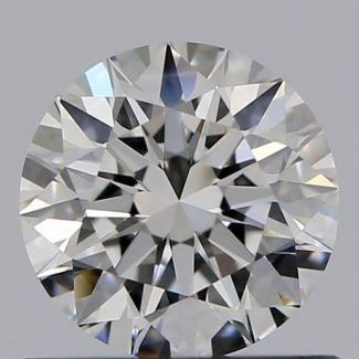 0.63 Carat Round F VS1 EX GIA Natural Diamond