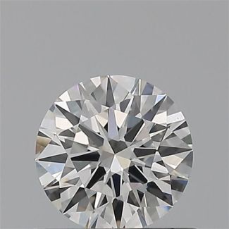 0.50 Carat Round F VVS2 EX VG GIA Natural Diamond