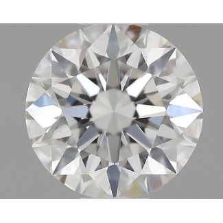 0.37 Carat Round D VVS1 EX GIA Natural Diamond