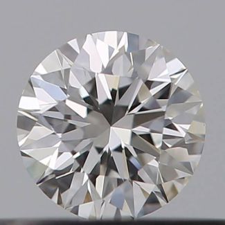 0.26 Carat Round H IF EX GIA Natural Diamond