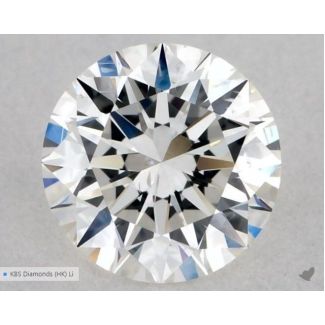 0.5 Carat Round G SI1 EX GIA Natural Diamond