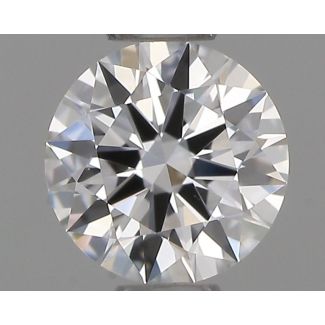 0.34 Carat Round D VS2 EX GIA Natural Diamond