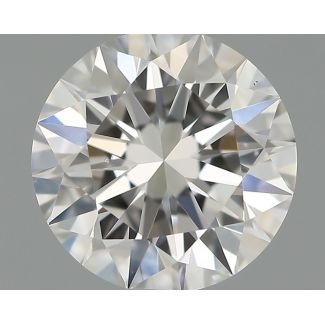 0.77 Carat Round F SI1 EX GIA Natural Diamond