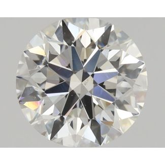 1.0 Carat Round H SI1 EX GIA Natural Diamond