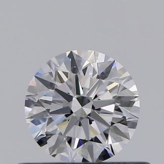 0.40 Carat Round D VS1 EX GIA Natural Diamond