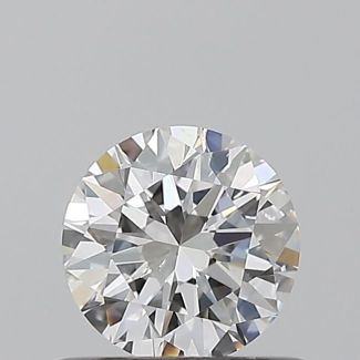 0.5 Carat Round E SI1 EX GIA Natural Diamond