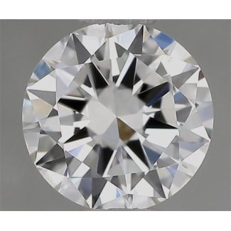 0.70 Carat Round H VVS2 VG EX GIA Natural Diamond