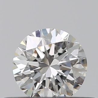 0.3 Carat Round F VVS2 EX GIA Natural Diamond