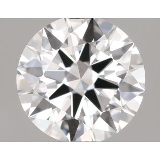 0.35 Carat Round E VVS1 EX GIA Natural Diamond