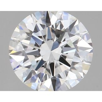 0.45 Carat Round F VS1 EX GIA Natural Diamond