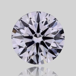 0.56 Carat Round D VVS1 EX GIA Natural Diamond