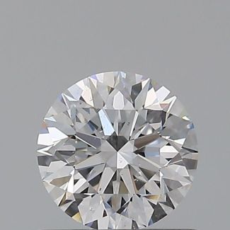 0.55 Carat Round D SI1 EX GIA Natural Diamond