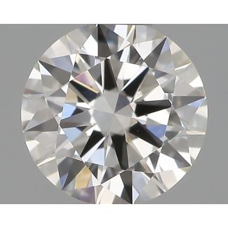 0.41 Carat Round H VS1 EX IGI Natural Diamond