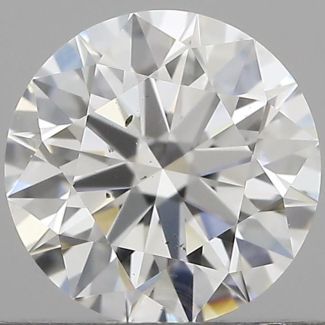 0.6 Carat Round E VS2 EX GIA Natural Diamond