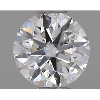 0.5 Carat Round G SI2 EX IGI Natural Diamond