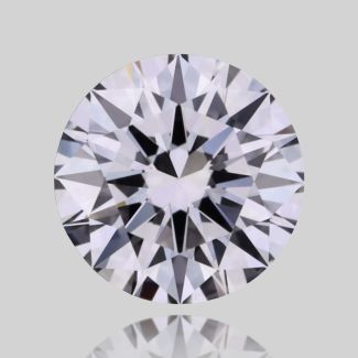 0.37 Carat Round F VVS1 EX GIA Natural Diamond