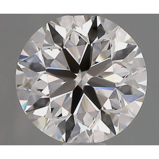 1.0 Carat Round H VVS1 EX IGI Natural Diamond