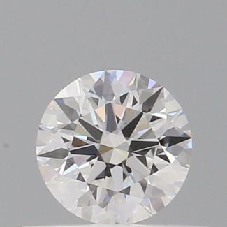 0.37 Carat Round D VVS1 EX GIA Natural Diamond