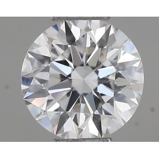 0.33 Carat Round F IF EX GIA Natural Diamond