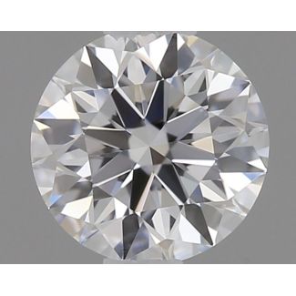 0.31 Carat Round E VVS1 EX GIA Natural Diamond