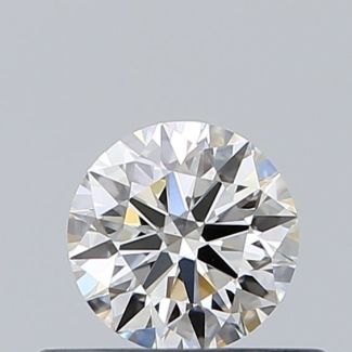 0.36 Carat Round H VS1 EX GIA Natural Diamond