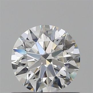 0.58 Carat Round H VVS2 EX GIA Natural Diamond