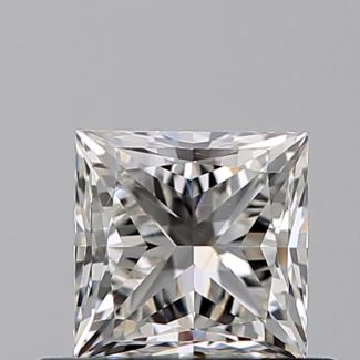 0.50 Carat Princess H SI1 - EX VG GIA Natural Diamond