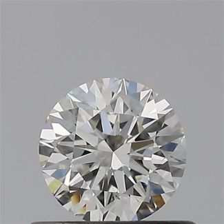 0.45 Carat Round H SI1 EX GIA Natural Diamond