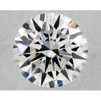 0.37 Carat Round E VVS2 EX GIA Natural Diamond