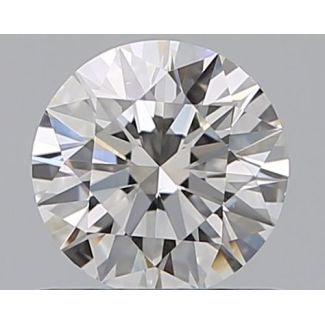 0.59 Carat Round H VS1 EX GIA Natural Diamond