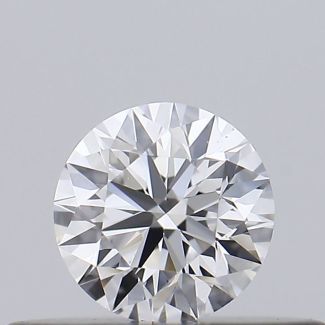 0.23 Carat Round D VS2 EX GIA Natural Diamond