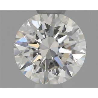 0.50 Carat Round G VVS2 EX GIA Natural Diamond