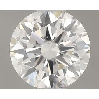 0.4 Carat Round I SI1 EX GIA Natural Diamond