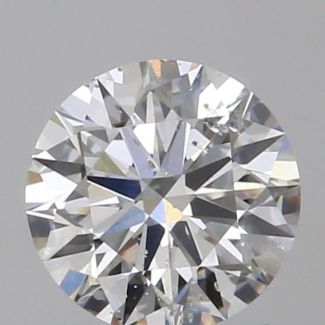 0.35 Carat Round D SI2 EX VG GIA Natural Diamond